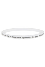 Threads of Faith Silicone Bracelet - Scripture Verses - 4pc