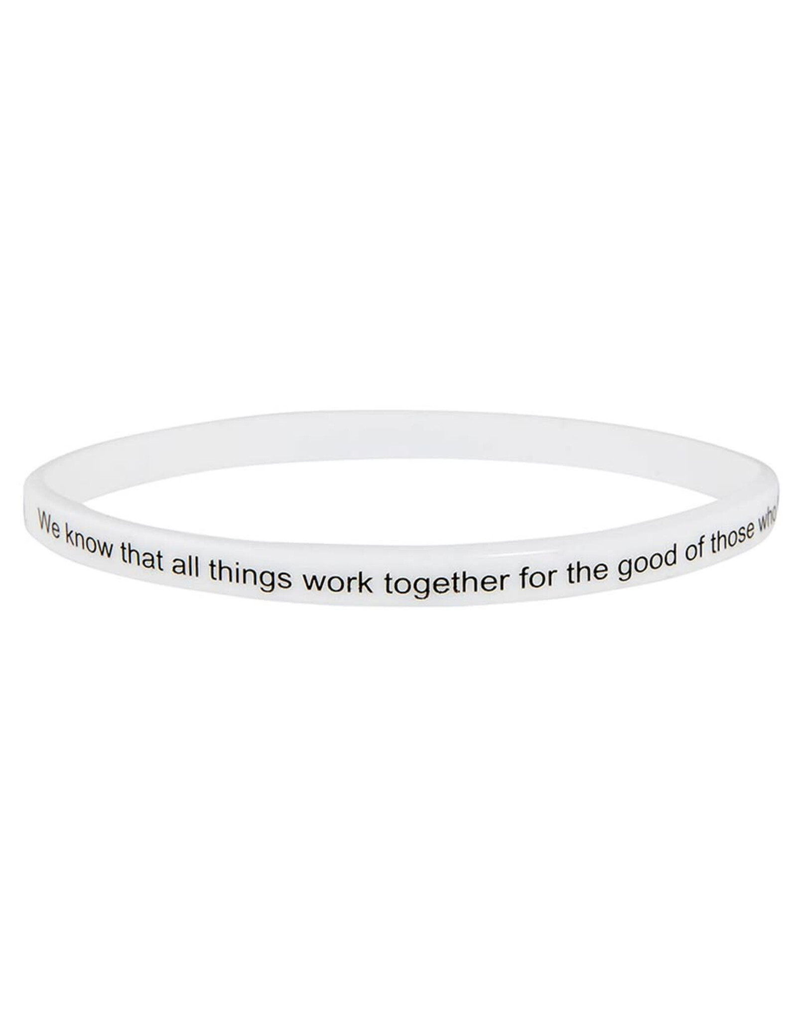Threads of Faith Silicone Bracelet - Scripture Verses - 4pc
