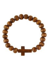 Santa Barbara Design Studio Bracelet - Cross, Brown