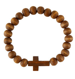 Santa Barbara Design Studio Bracelet - Cross, Brown