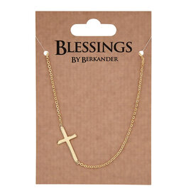 Berkander Necklace - Cross, Gold