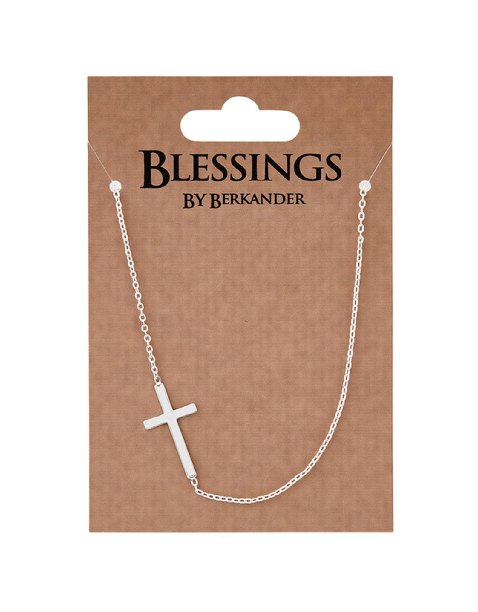 Berkander Necklace - Cross, Silver