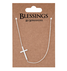 Berkander Necklace - Cross, Silver