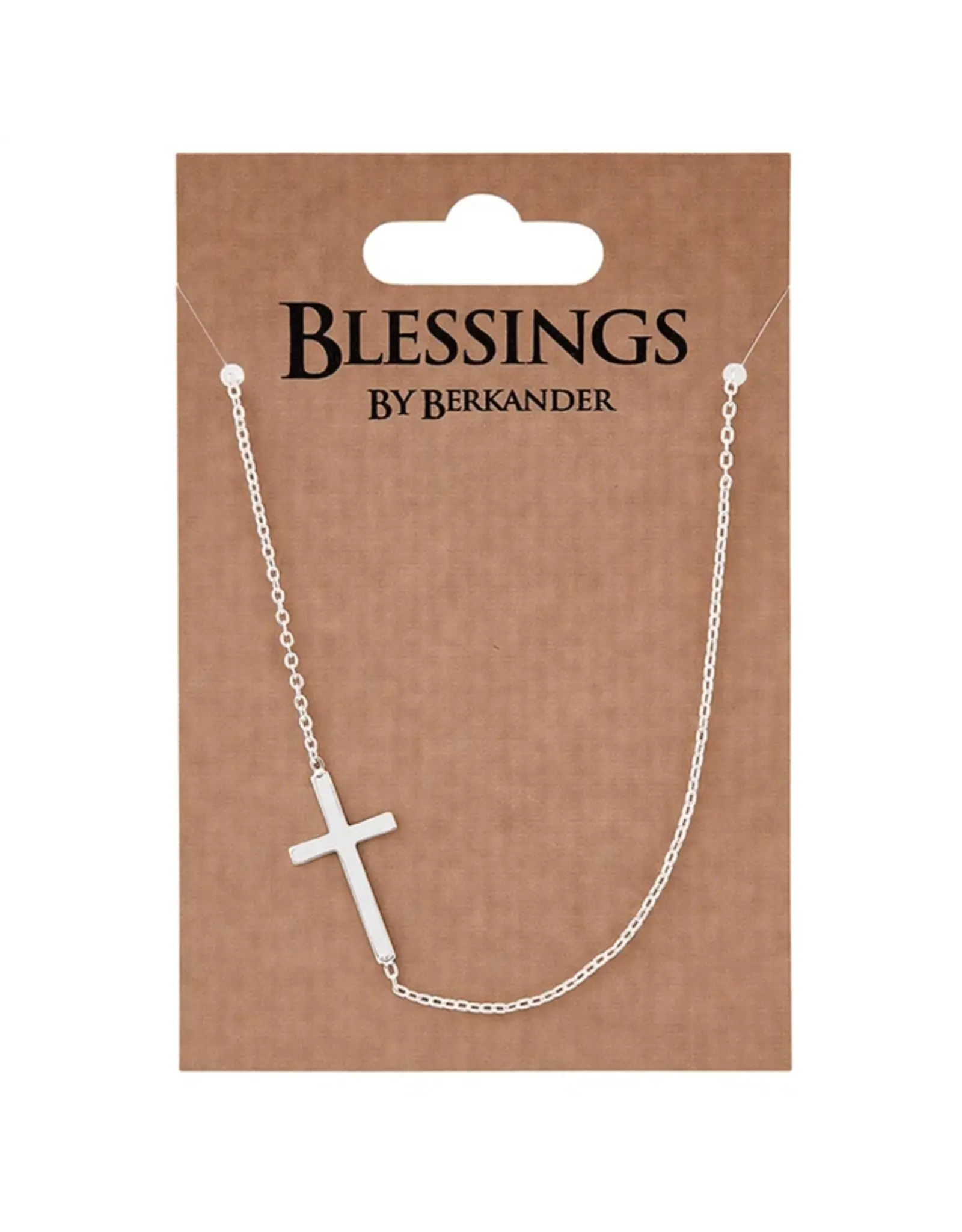 Berkander Necklace - Cross, Silver