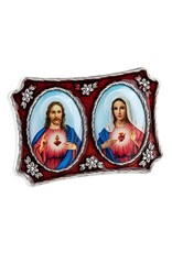 Hirten Sacred & Immaculate Hearts Standing Plaque