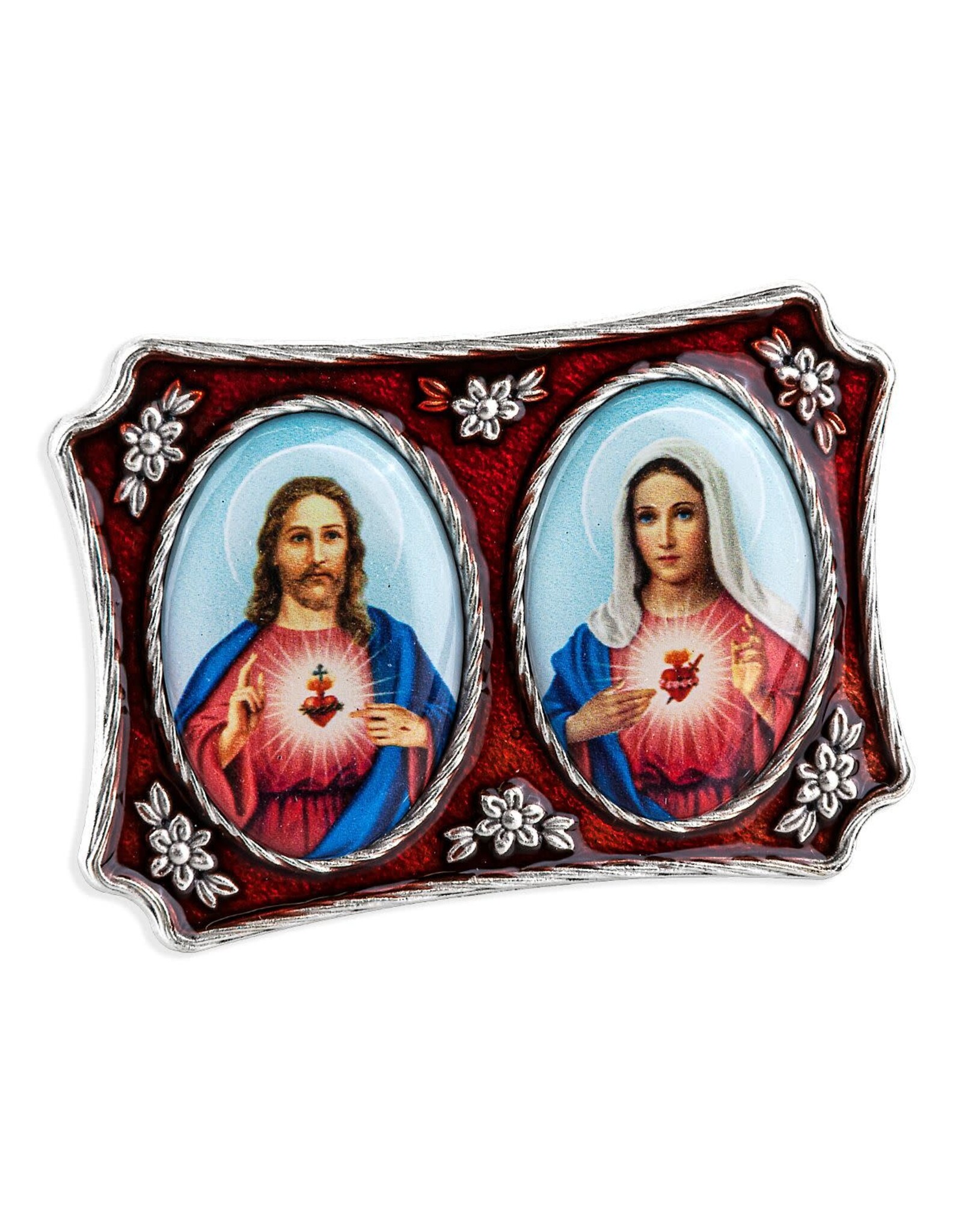 Hirten Sacred & Immaculate Hearts Standing Plaque