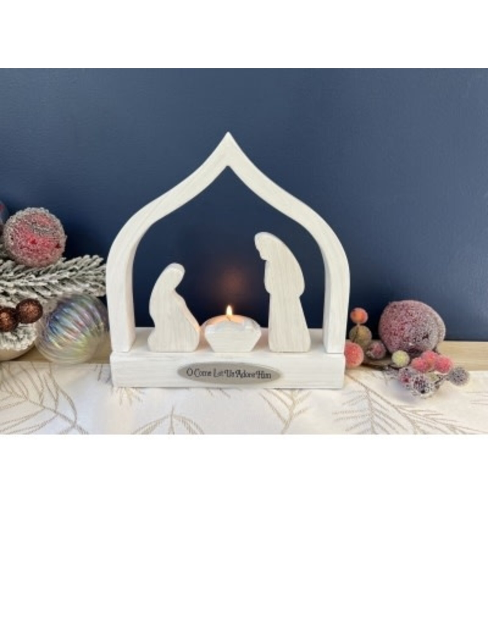 Abbey & CA Gift Nativity Candleholder