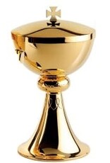 Molina Ciborium 8-1/4" Height, Brass Gold-Plated