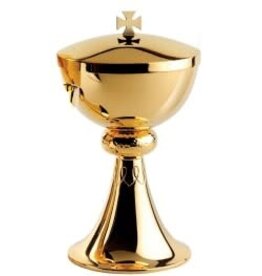 Molina Ciborium 8-1/4" Height, Brass Gold-Plated