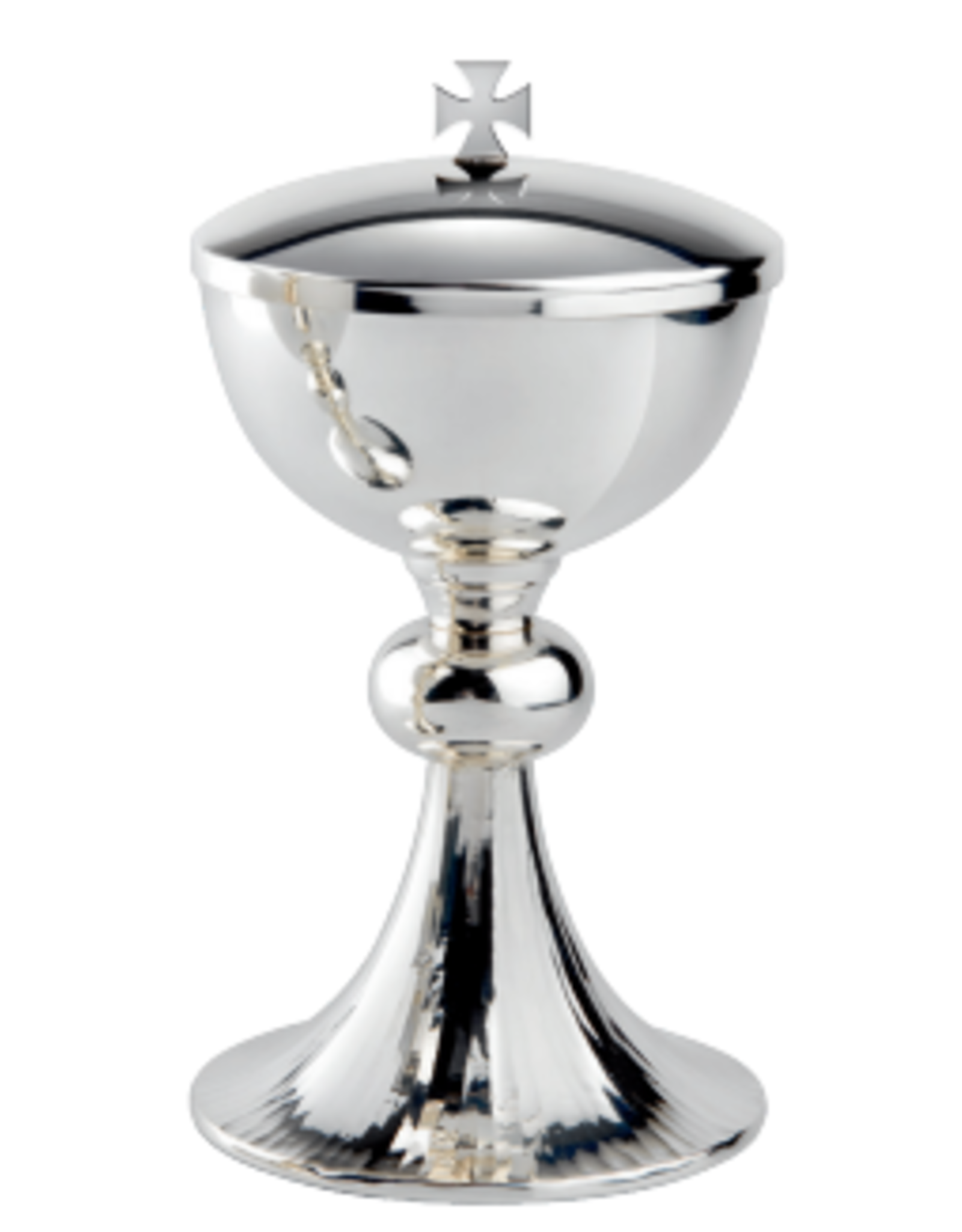 Molina Ciborium 8-1/2" Height, Brass Silver-Plated