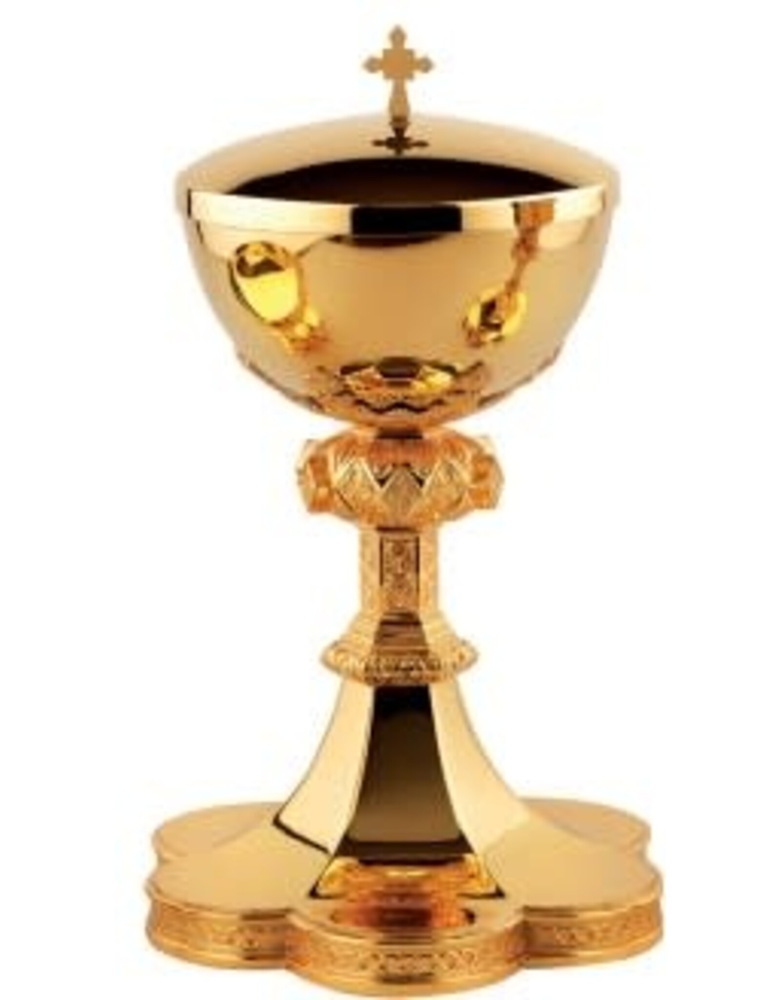 Molina Ciborium 9-1/2" Height, Brass Gold-Plated