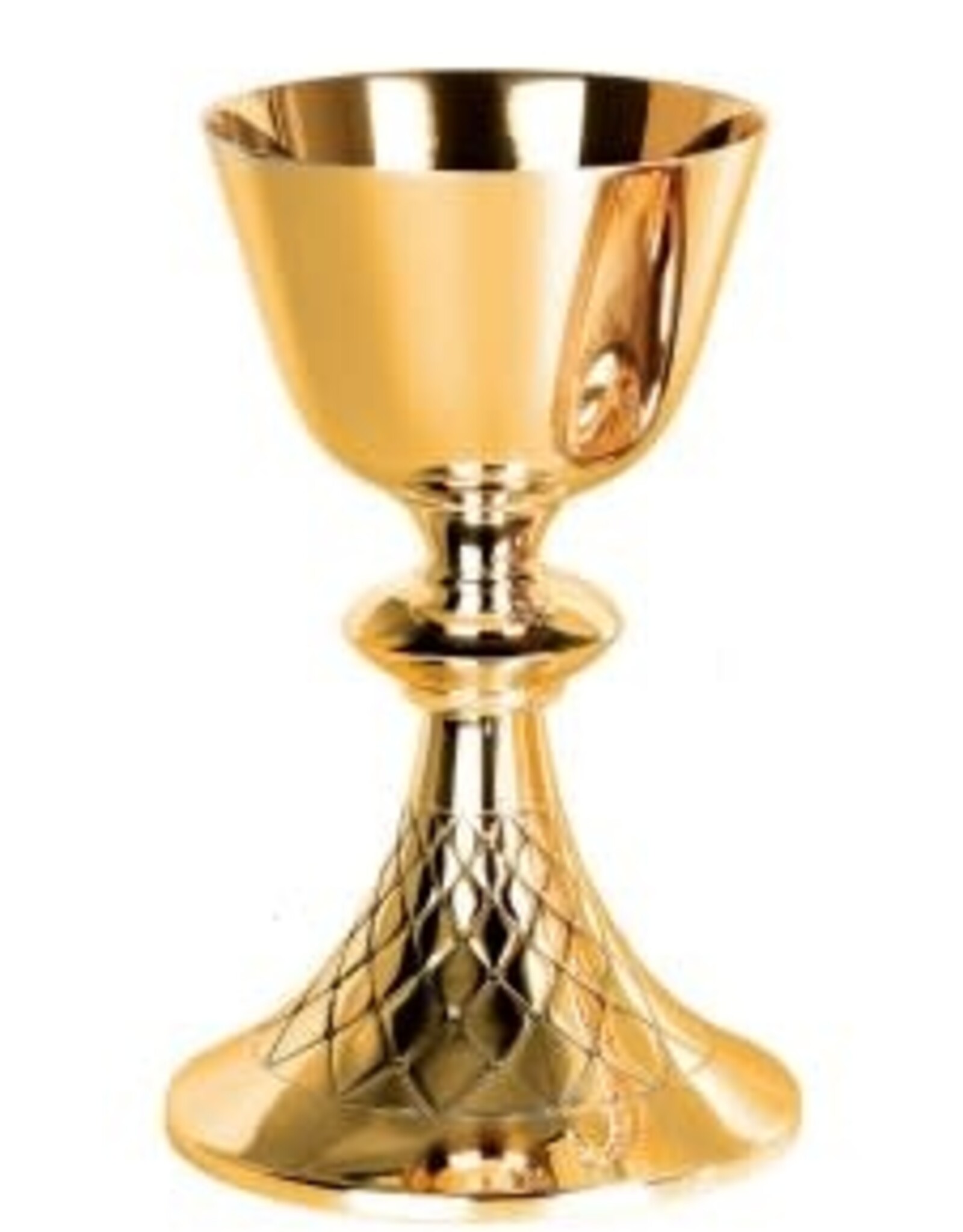Molina Chalice & Paten, Classic Lines, Gold Plated