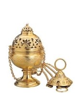 Molina Censer & Boat 24K Gold Plated