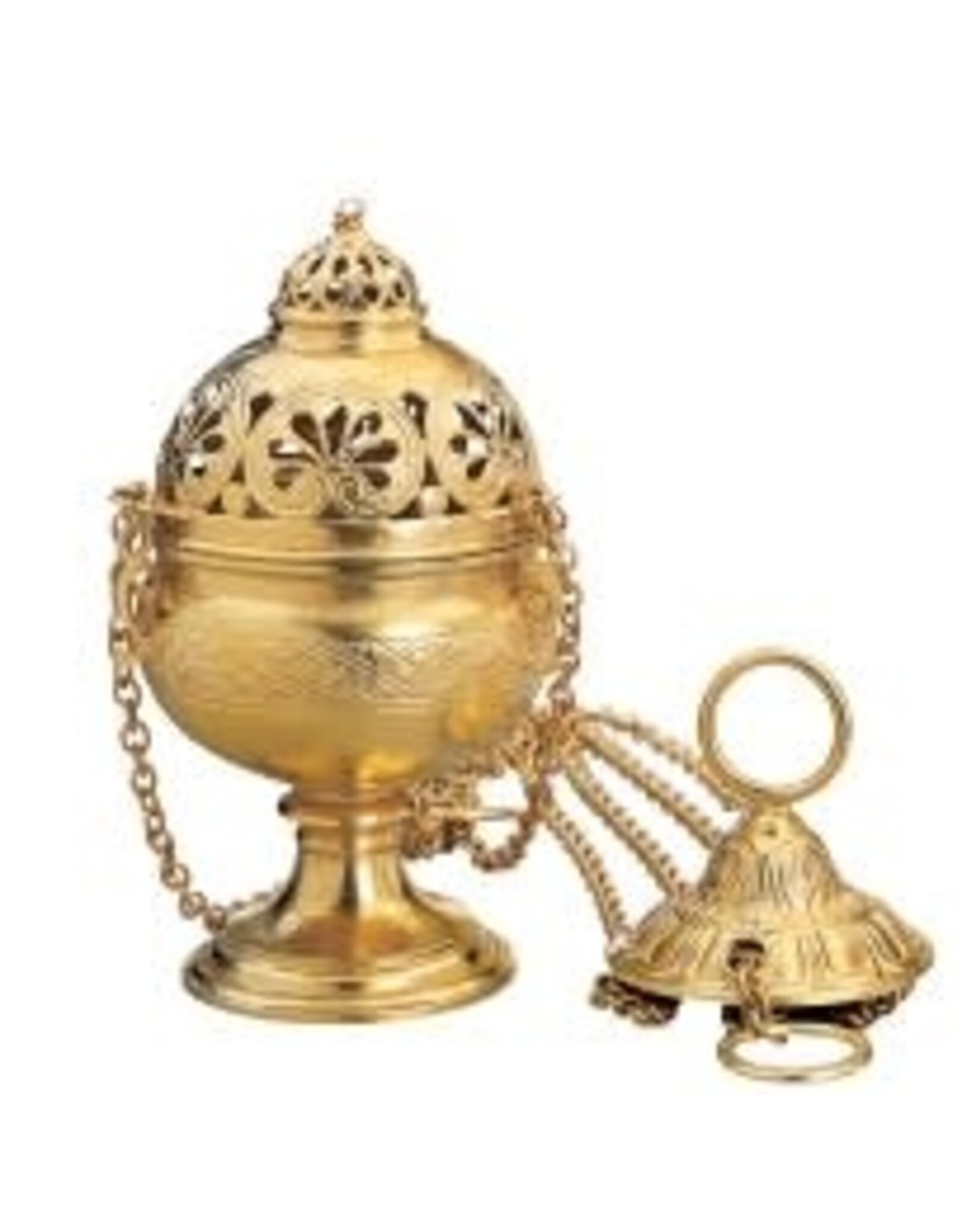 Molina Censer & Boat 24K Gold Plated