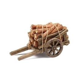Fontanini Fontanini - Cart with Wood Logs (5" Scale)