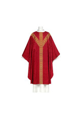 Arte Grosse Chasuble - Deerdamask Fabric - Plain Neckline