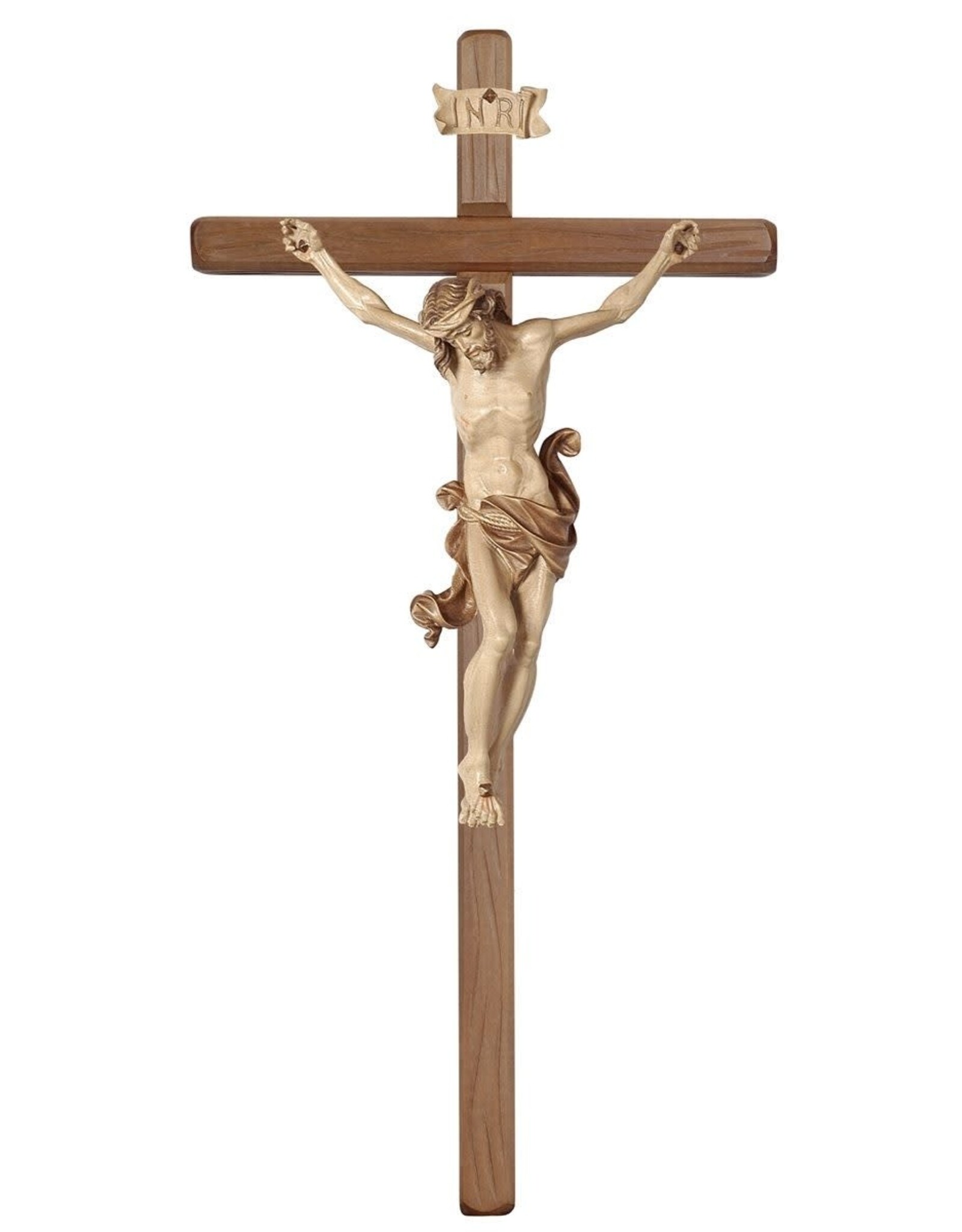 Pema Crucifix - Leonardo Corpus, 3-Wood Stain