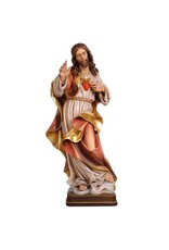 Pema Statue - Sacred Heart of Jesus, Wood-Carved,