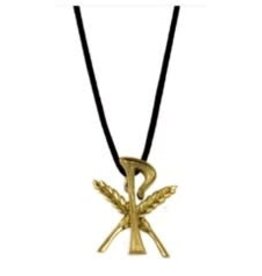 Alviti Creations Gluten Free Amulet on 32" Black Satin Cord