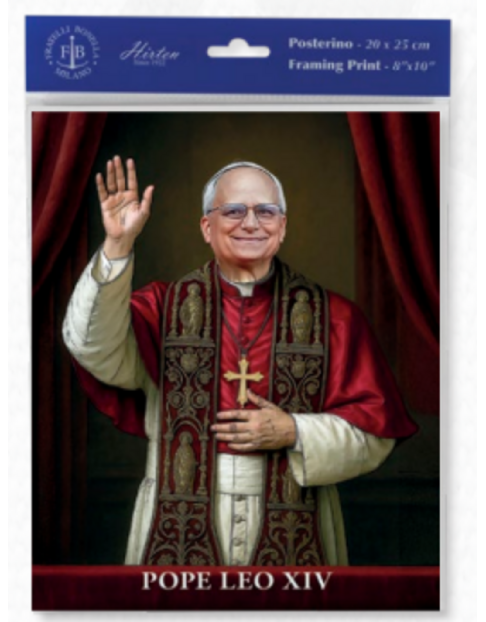 Hirten Print - Pope Leo XIV Waving 8"x10"