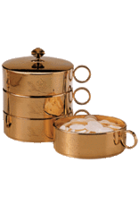 Molina Ciborium - Single - 6-1/4" Diameter, Brass Gold-Plated