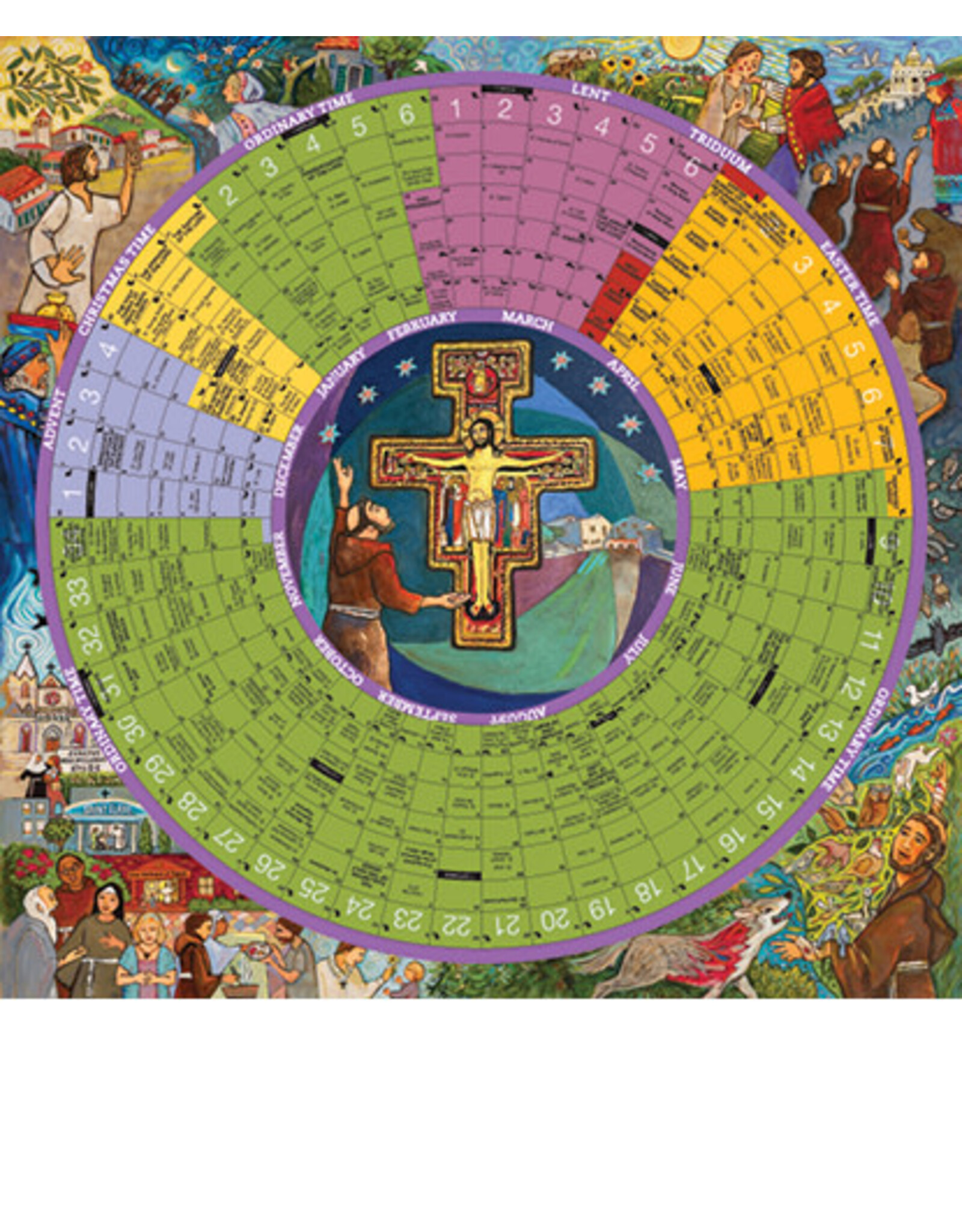 LTP (Liturgy Training Publications) 2026 Year of Grace Calendar - Paper Poster Size