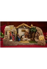 Three Kings Panorama Nativity with Gold, Frankincense & Myrrh