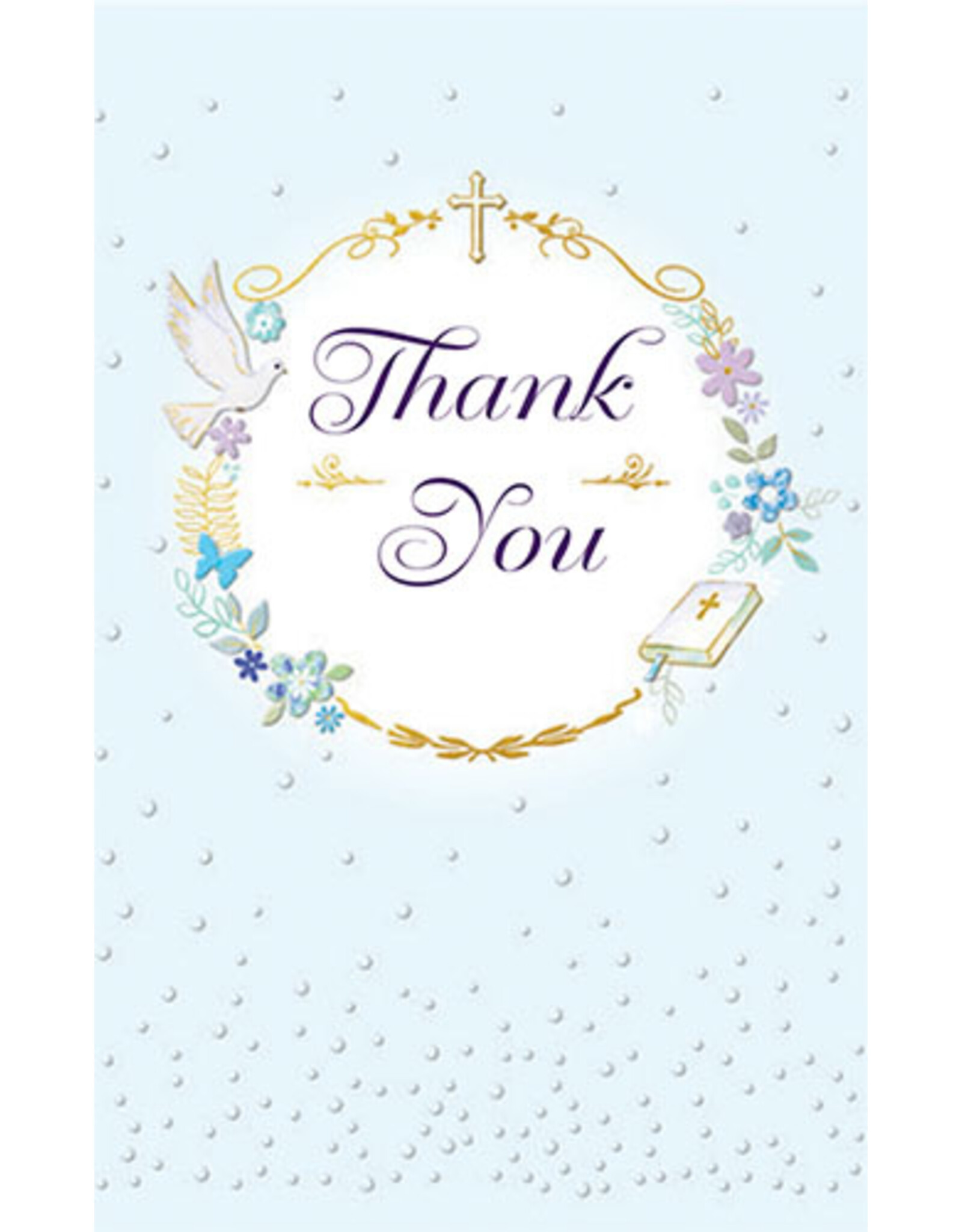 Greetings of Faith Cards (Pack of 8) - Thank You, Traditional