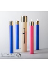 Lux Mundi Refillable Advent Oil Candles Set 1-1/2" x 12"