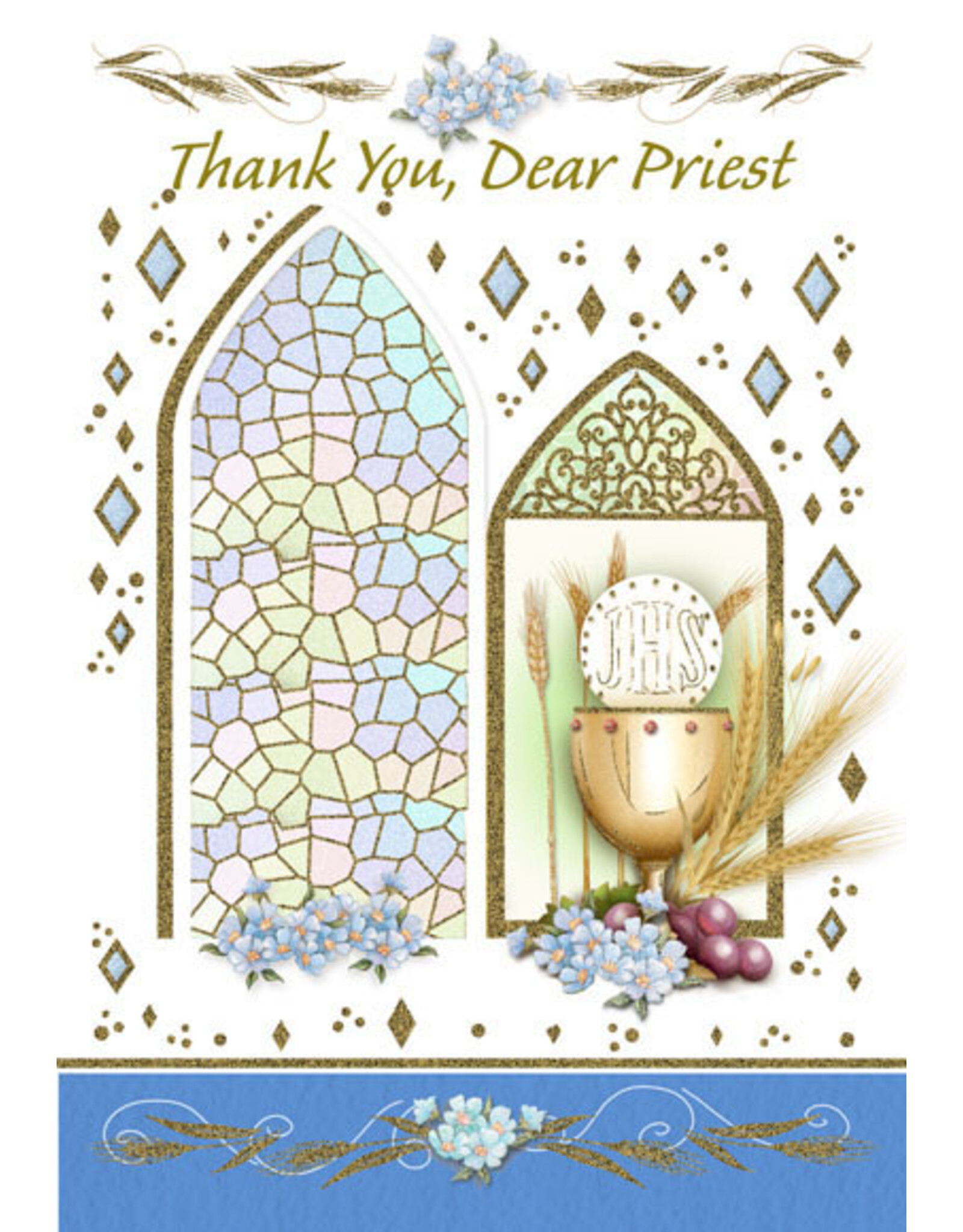 Greetings of Faith Card - Thank You Dear Priest