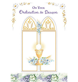 Greetings of Faith Card - Deacon Ordination, 1 Timothy