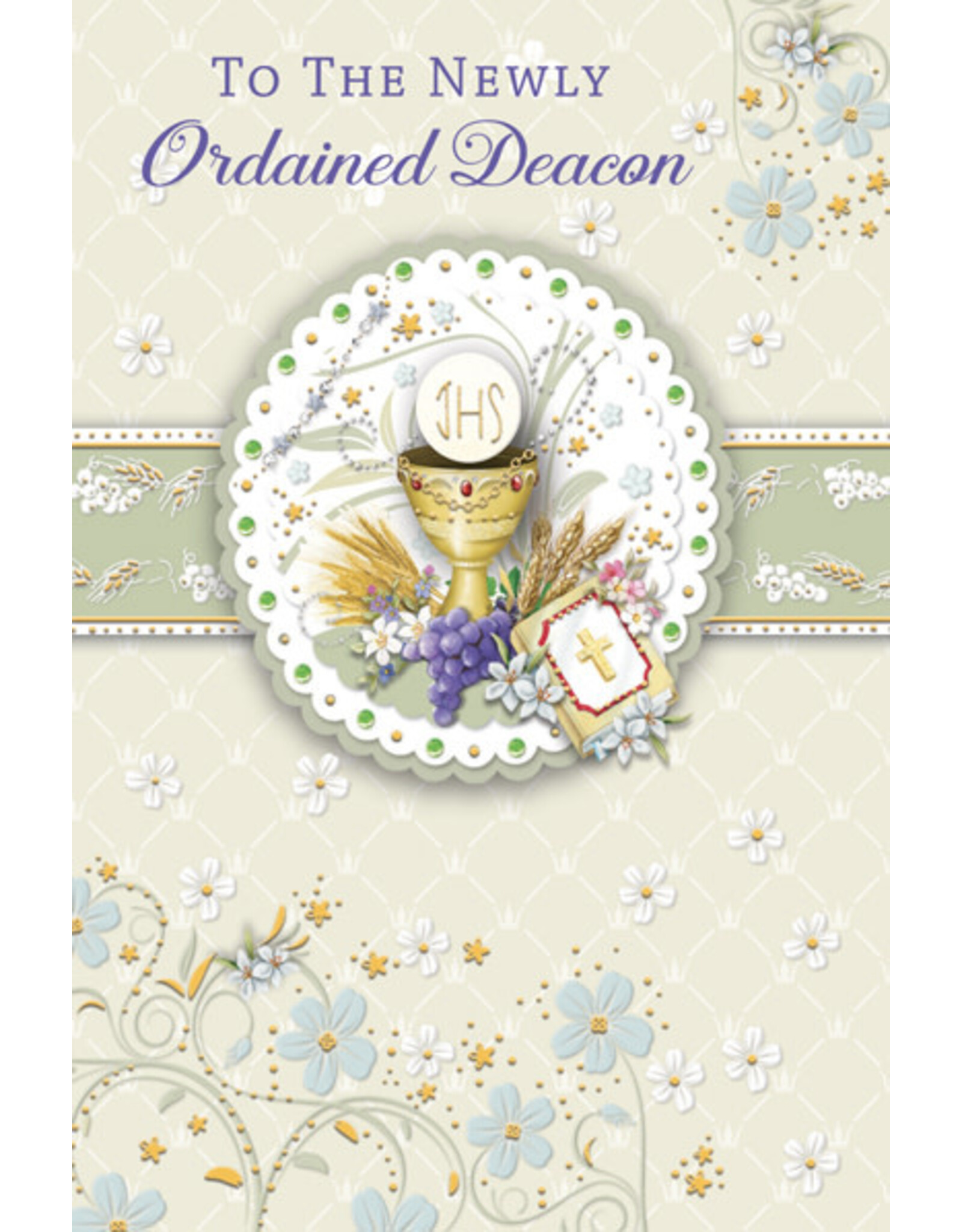 Greetings of Faith Card - Deacon Ordination, Psalm 101:6