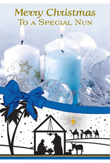 Greetings of Faith Christmas Card for Nun