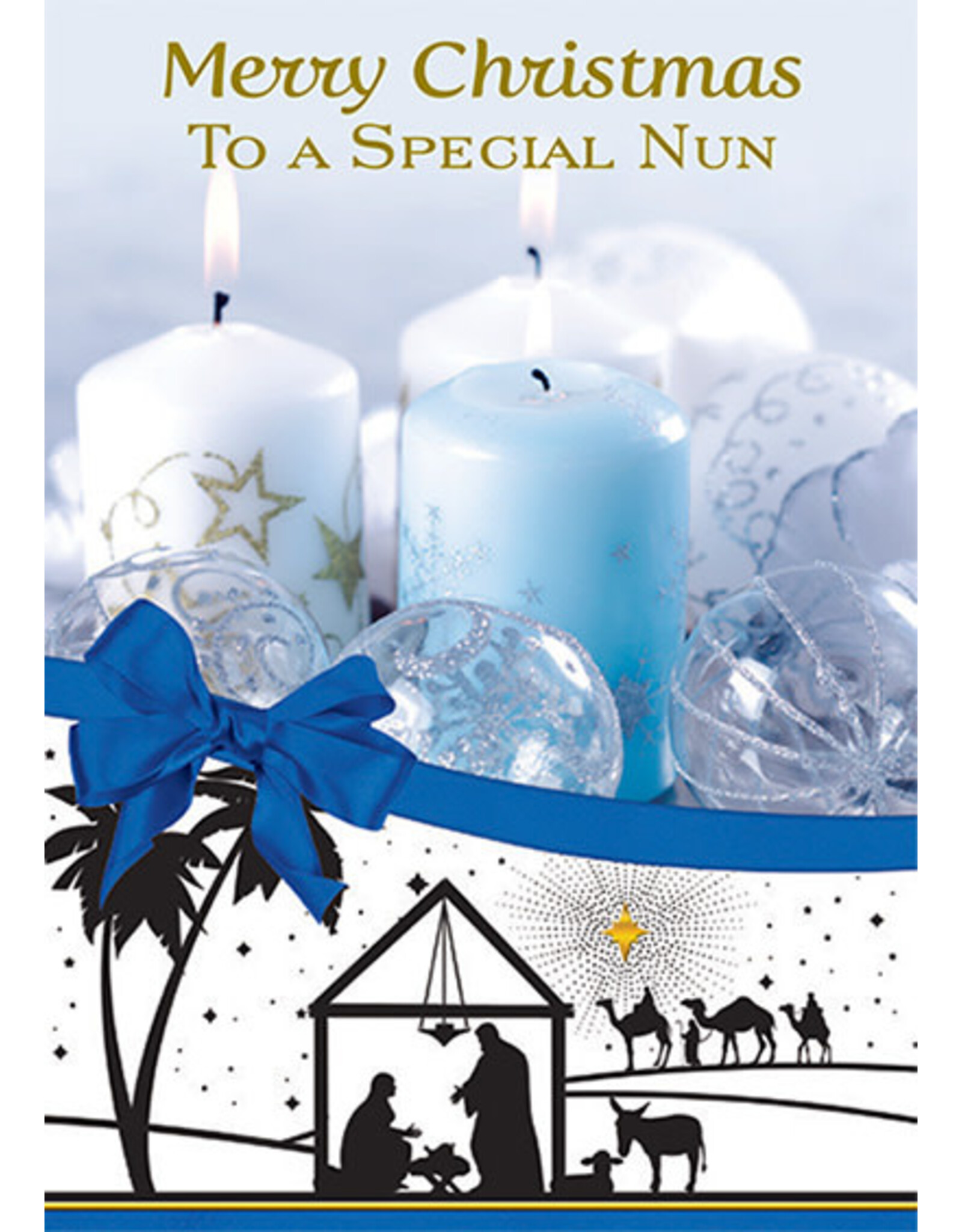 Greetings of Faith Christmas Card for Nun