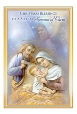 Greetings of Faith Christmas Card for Servant of God