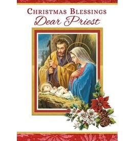 Greetings of Faith Christmas Card for Priest