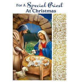 Greetings of Faith Christmas Card for Priest