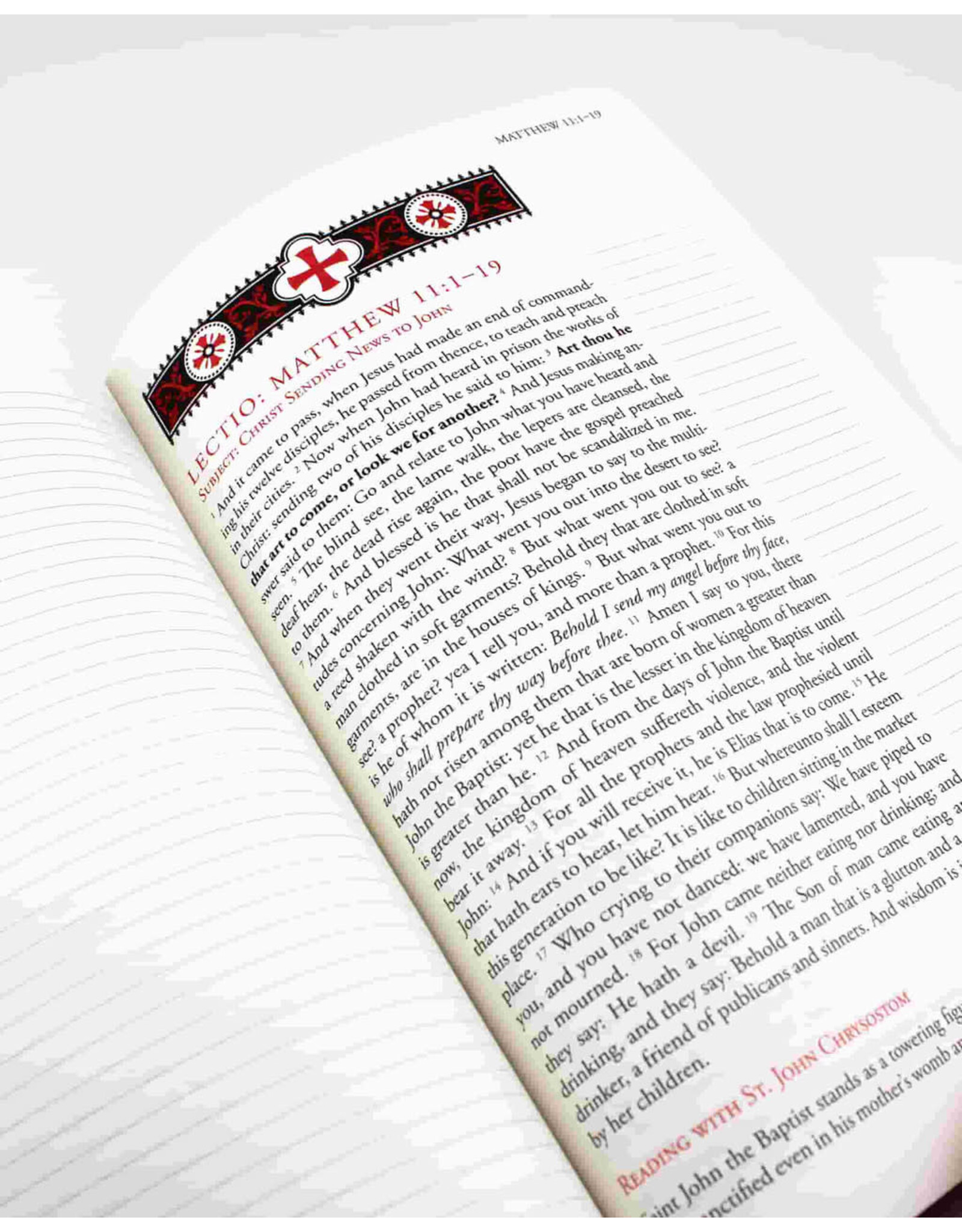 Tan Books (St. Benedict Press) Lectio Divina with the Spiritual Masters: The Gospel of Matthew with St. John Chrysostom