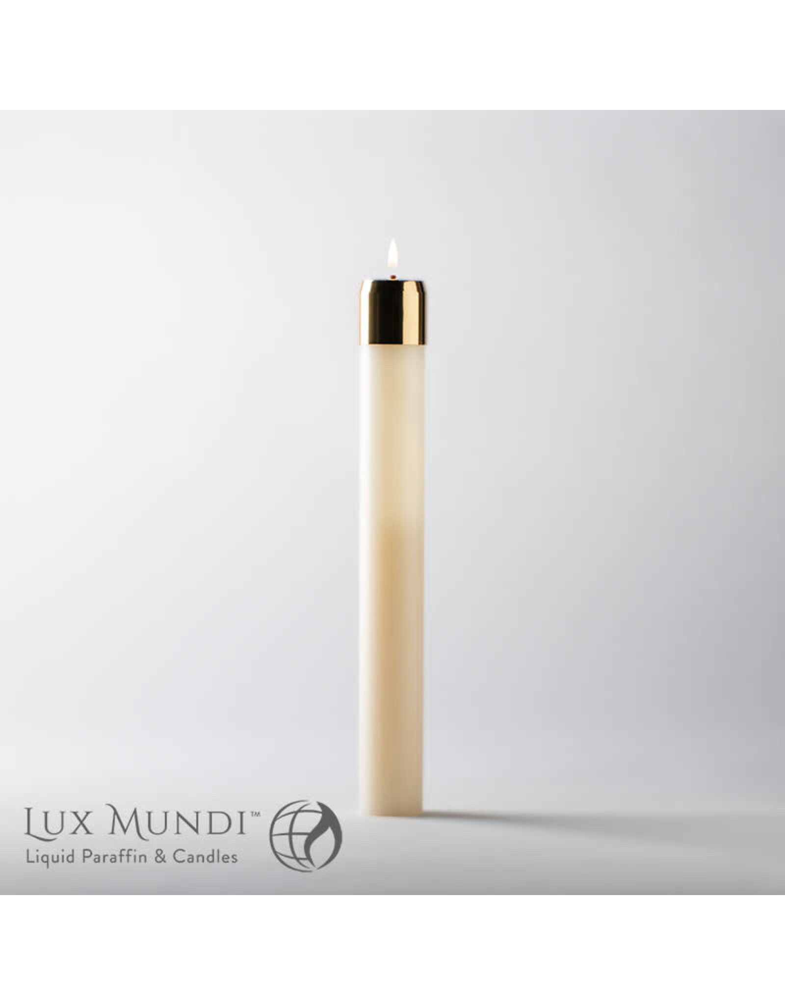 Lux Mundi Refillable Oil Altar Candle 7/8"x6"