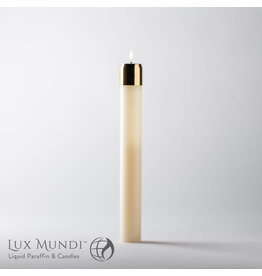 Lux Mundi Refillable Oil Altar Candle 7/8"x6"