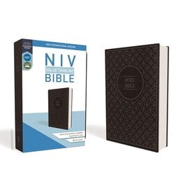 Zondervan NIV Value Thinline Bible, Gray/Black Imitation Leather