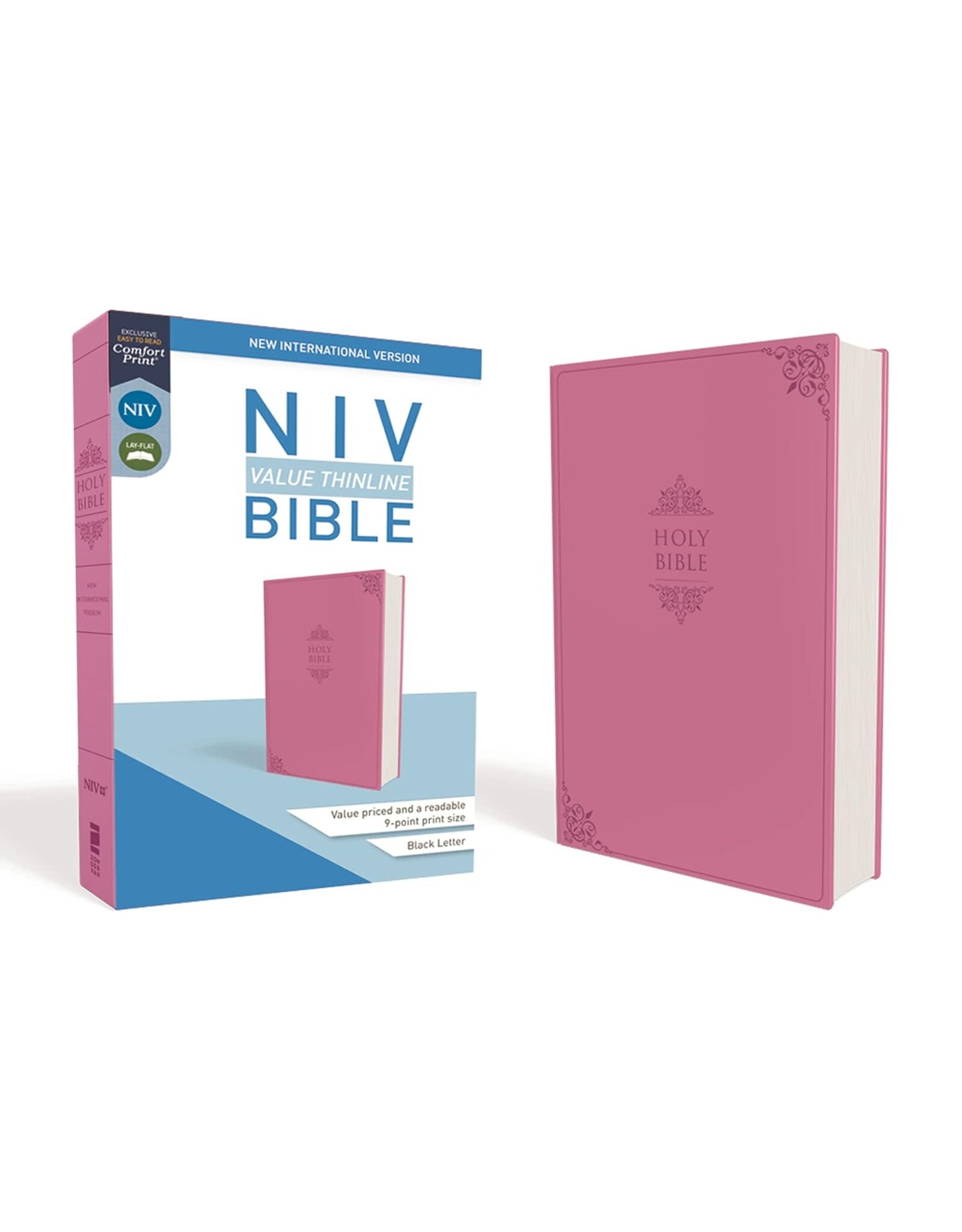 Zondervan NIV Value Thinline Bible, Pink Imitation Leather