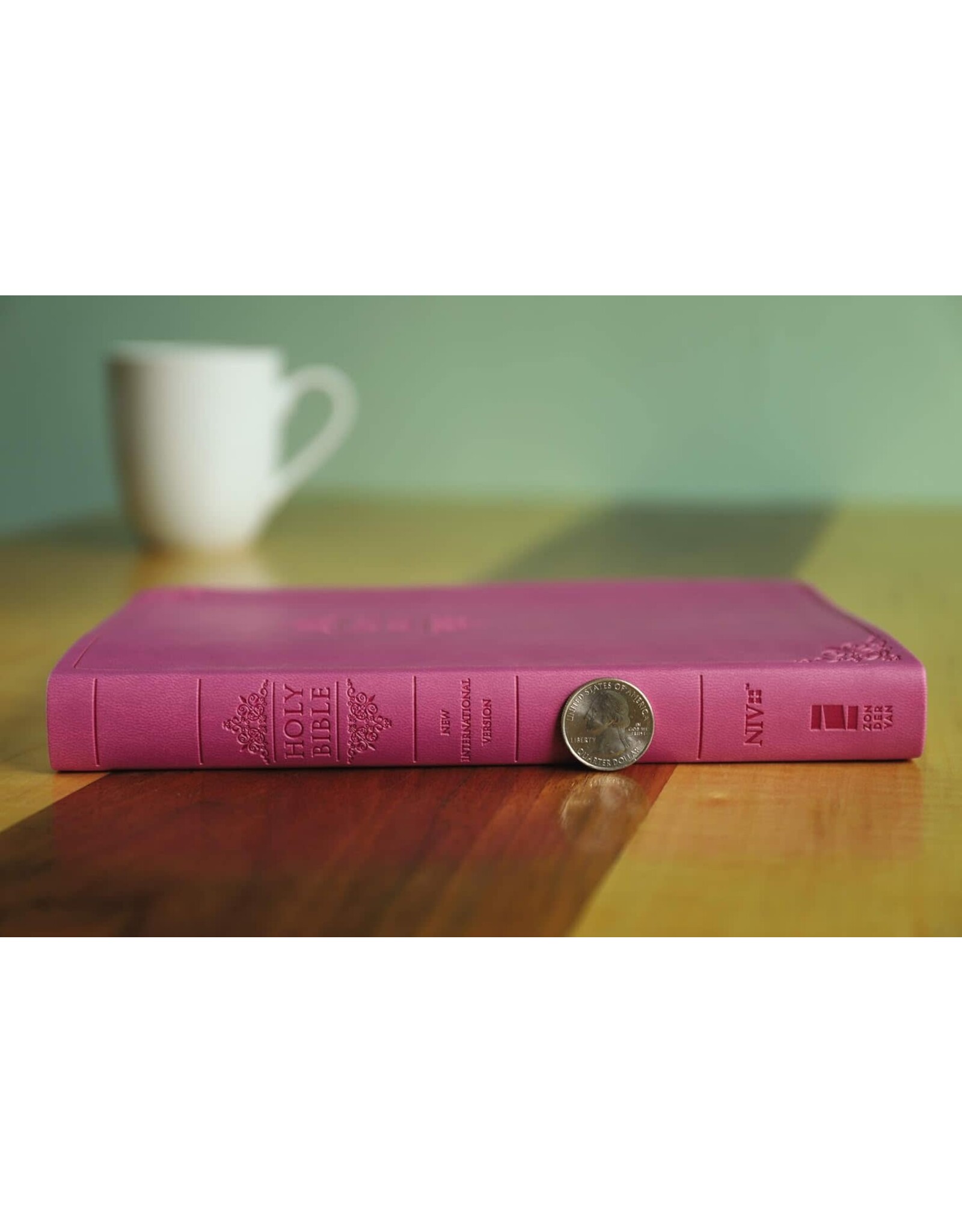 Zondervan NIV Value Thinline Bible, Pink Imitation Leather