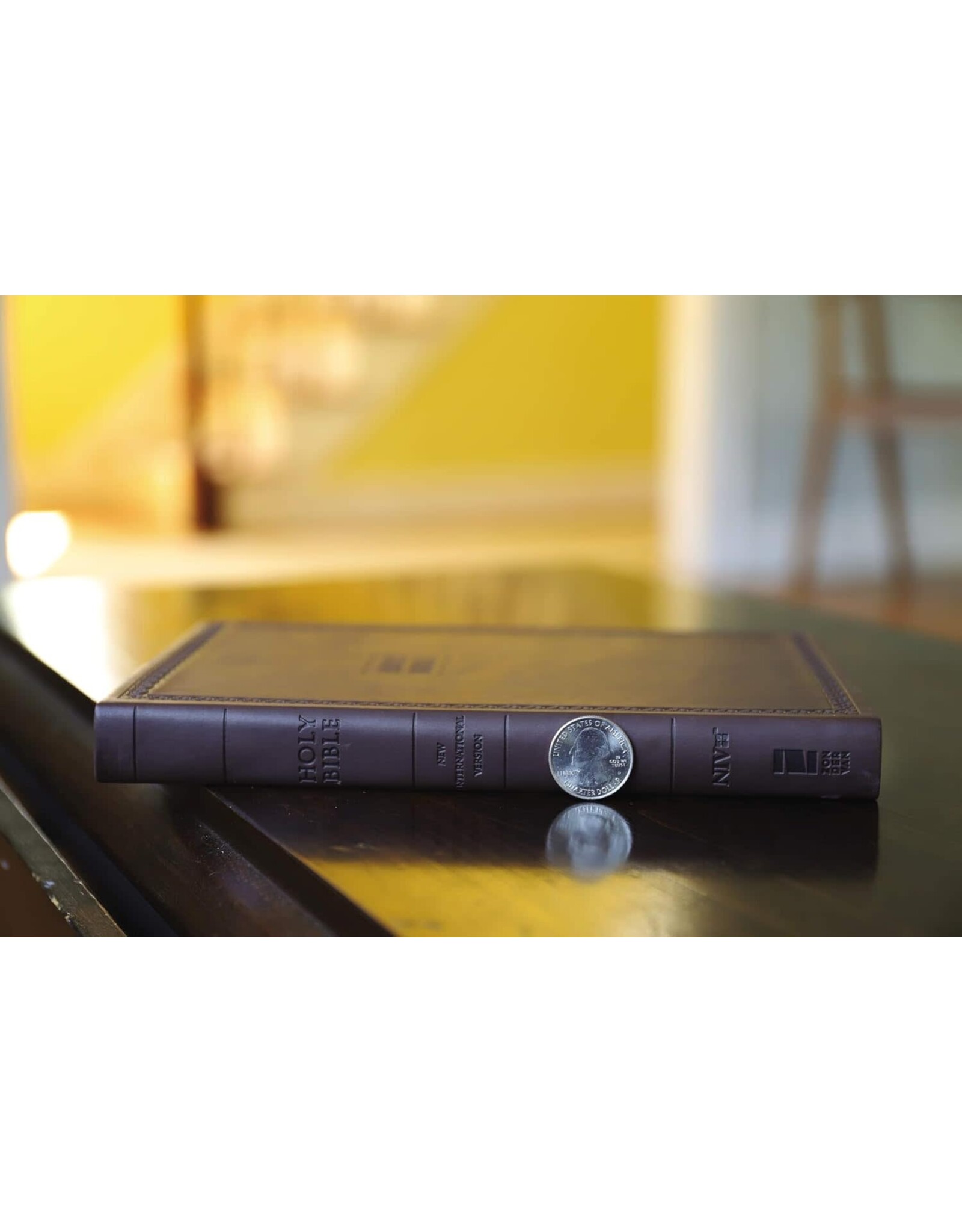 Zondervan NIV Value Thinline Bible, Brown Imitation Leather