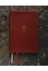 Zondervan NASB 1995 Text Large-Print Thinline Bible, Soft Leather-Look Brown (Indexed)