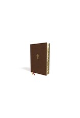 Zondervan NASB 1995 Text Large-Print Thinline Bible, Soft Leather-Look Brown (Indexed)