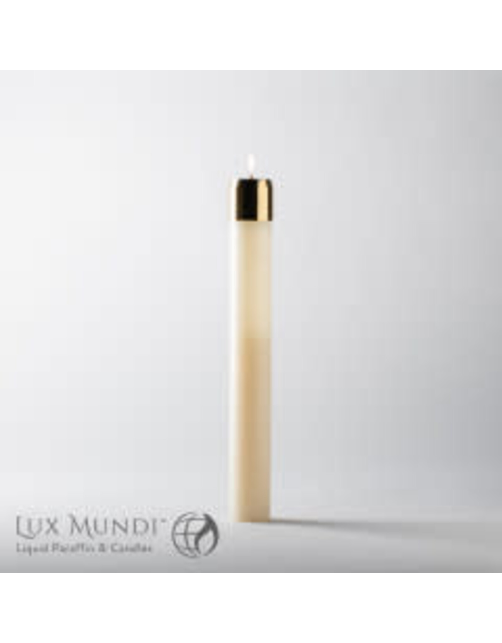 Lux Mundi Refillable Oil Altar Candle 1-1/4"x16"