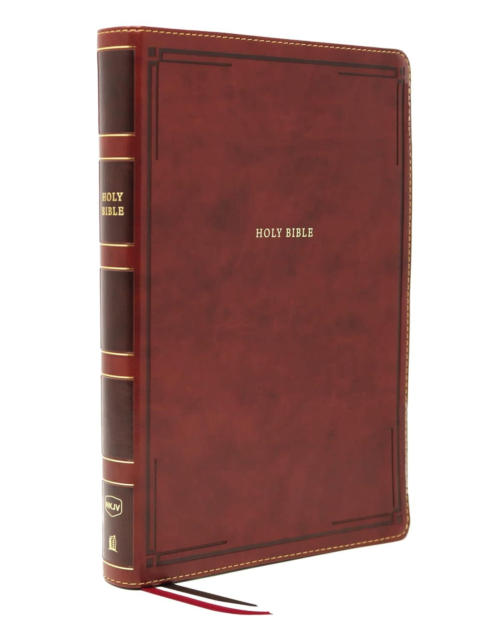 Thomas Nelson NKJV, Value Thinline Bible, Giant Print, Imitation Leather, Brown