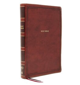 Thomas Nelson NKJV, Value Thinline Bible, Giant Print, Imitation Leather, Brown