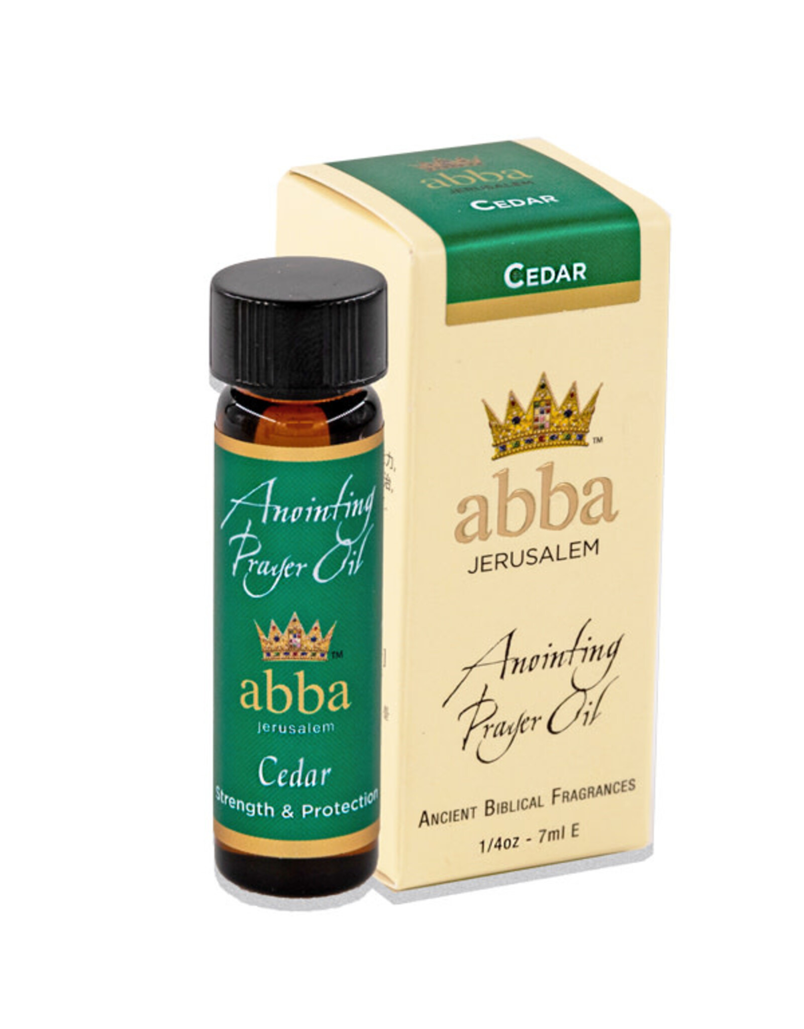 Abba Oil Anointing Oil - Cedar (Strength & Protection), 0.25oz